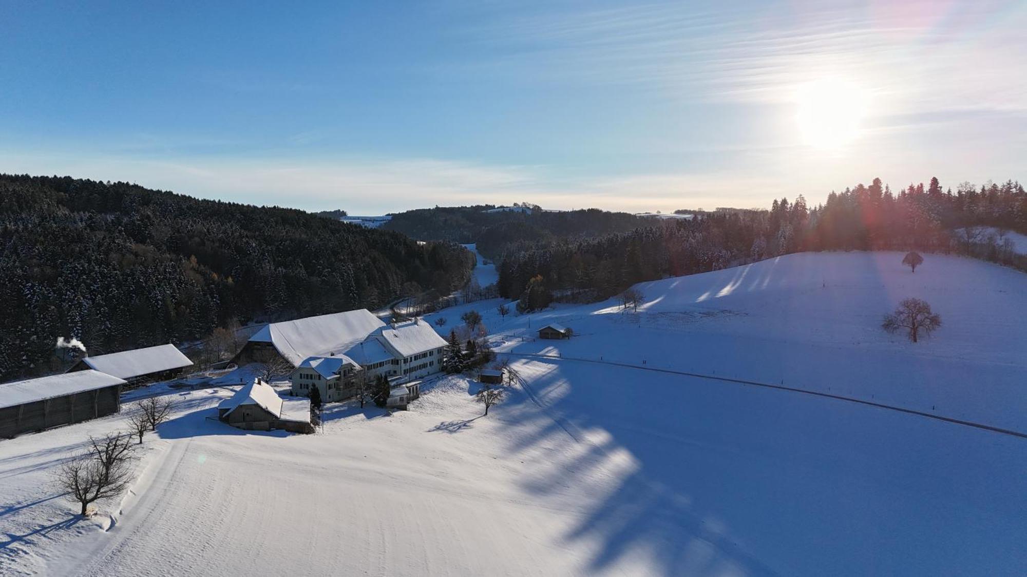 Bed and Breakfast Berghof Erlebnis Ag Pfaffnau Exterior foto
